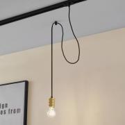 Lindby pendellampe Linaro, Ø 4,6 cm, gull, 1-faset, E27