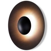 MARSET Ginger 42C LED-vegglampe Ø42cm brun/brun