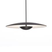MARSET Ginger LED-hengelampe Triac Ø32cm wenge/hvit