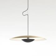 MARSET Ginger LED-pendellampe, Triac Ø32cm messing/hvit