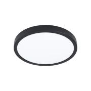 EGLO connect Smart-LED-utenpåliggende lampe Fueva 6-Z, svart, Ø27cm