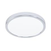 EGLO connect Smart-LED-utenpåliggende lampe Fueva 6-Z, krom, Ø27cm