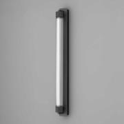 OLEV LED-vegglampe CHARMER, svart metall/glass 2.700 K IP44