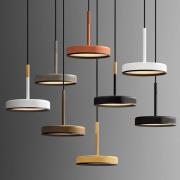 OLEV LED-hengelampe OVERFLY, brun, Ø 15 cm, metall, 927 dimbar