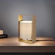 Bordlampe Pail, kaffe, metall, høyde 27 cm