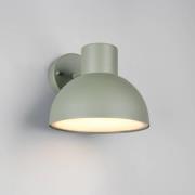 Utendørs vegglampe Elbe, grønn, trykkstøpt aluminium, E27