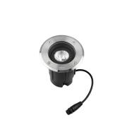 LEDS-C4 LED-bakkespot Gea Easy, 827, grå, Ø 12,5 cm