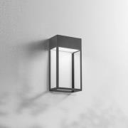 Utendørs LED-vegglampe Edo, mørkegrå, metall, 30 cm, IP65