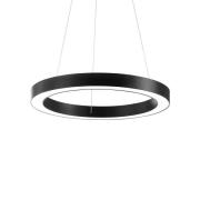 Ideal Lux LED-hengelampe Oracle, Ø 60 cm, svart, 3000 K