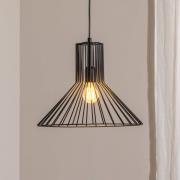 Hengelampe Fellini MR-757, svart, metall, Ø 38 cm