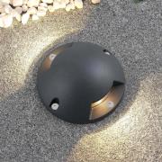 Lindby Huban gulv-spotlight med LED, 2 lyskilder