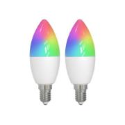 LUUMR Smart E14 4,9W CCT RGB ZigBee Tuya Hue 2stk