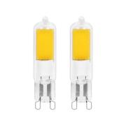 Arcchio LED-stiftpære, G9, 2,2W, 2700K, sett med 2 stk