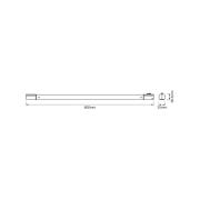 OSRAM LED-lyslist TUBEKIT, 60 cm, 3000 K hvit bryter