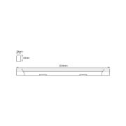 OSRAM LED-lyslist VALUE BATTEN, 123 cm, metall, 4000 K