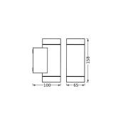 OSRAM utendørs vegglampe ENDURA CLASSIC ITYS, mørkegrå IP65