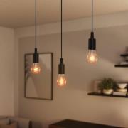 OSRAM hengelampe VINTAGE 1906 BELL svart plast Ø 9 cm