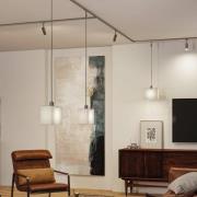 Paulmann URail lampeskjerm Verona 2Easy, grå, 25 x 13 cm