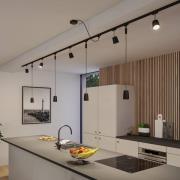 Paulmann URail kabelinnføring Zigbee 1 m, svart matt