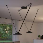 Paulmann ULine Starterset Cone, svart, ledningslengde 5 m