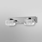 OSRAM LED-vegglampe ORBIS FLAME, krom, 2 lyskilder, CCT, IP44