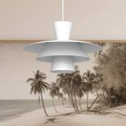 Hengelampe Plato, hvit, metall, Ø 38 cm, E27