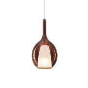 Ideal Lux Pendellampe Kalique 2, kobberfarget, Ø 18 cm