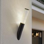 Lindby utendørs vegglampe Gavros, 45 cm, svart, aluminium