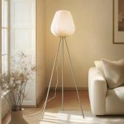 Lindby Helin gulvlampe, beige, tekstil, stativ, 144 cm, E27