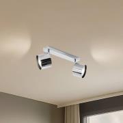 Downlight Chloe, justerbar, 2 lyskilder, forkrommet stål