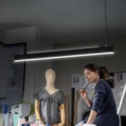 OSRAM LED-hengelampe til kontor Office line Cuboid svart 4.000 K DIM