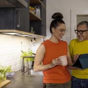 OSRAM LED-benkbelysning Panel 30 x 20 cm svart CCT dimbar