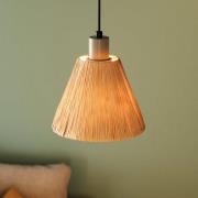 OSRAM hengelampe Decor Raffia, 1 lyskilde, Bast, naturfarget