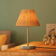 OSRAM bordlampe Decor Raffia, 1 lyskilde, bast, naturfarget, E27