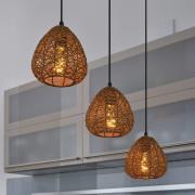 OSRAM hengelampe Decor Paper Drop, 3 lyskilder lang, beige, E27