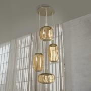 OSRAM hengelampe Decor Needle Plate beige, stål, 4 lyskilder, E27