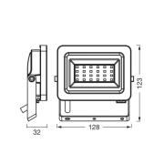 OSRAM LED-spotlight Floodlight EA, 5 W, IP65, svart, aluminium