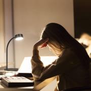 OSRAM LED-bordlampe Office Line Cylinder svart CCT DIM