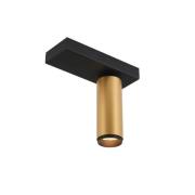 LOOM DESIGN LED-taklampe X-Beam, 1 lyskilde, svart/gull