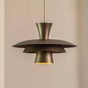 Hengelampe Plato, titanfarget, metall, Ø 38 cm, E27