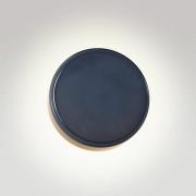 MARSET LED-vegglampe Caramel, blå, Ø 28 cm, TRIAC, glass