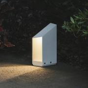 MARSET LED-sokkellampe Domus, høyde 26 cm, hvit, aluminium