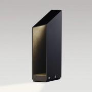 MARSET LED-sokkellampe Domus, høyde 37 cm, svart, aluminium