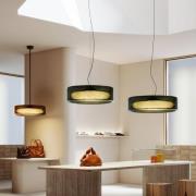 MARSET LED-hengelampe Ringo, Ø 70 cm, mørk røykgrå