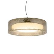 MARSET LED-hengelampe Ringo, Ø 90 cm, røykgrå, plast