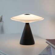 Paul Neuhaus LED-bordlampe Elipsa, hvit/svart, dimbar