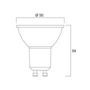 Sylvania LED-reflektorpære GU10 5W 2 700K dimbar 36° 450 lm