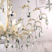 Lysekrone Cesta, 5 lyskilder med krystaller