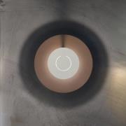 Knikerboker LED-vegglampe DoppioZero, rosa/hvit, Ø 30 cm