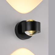 Schöner Wohnen LED-vegglampe Chia, svart, 3000 K, opp/ned